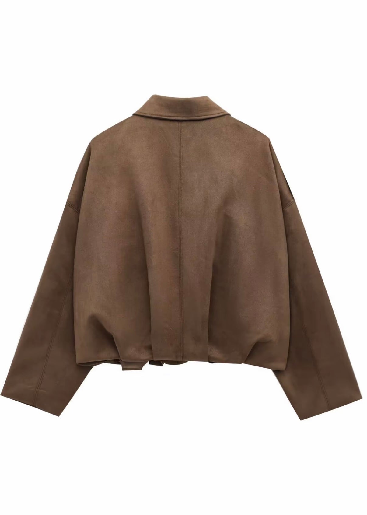 Sophia Suede Aviator Jacket