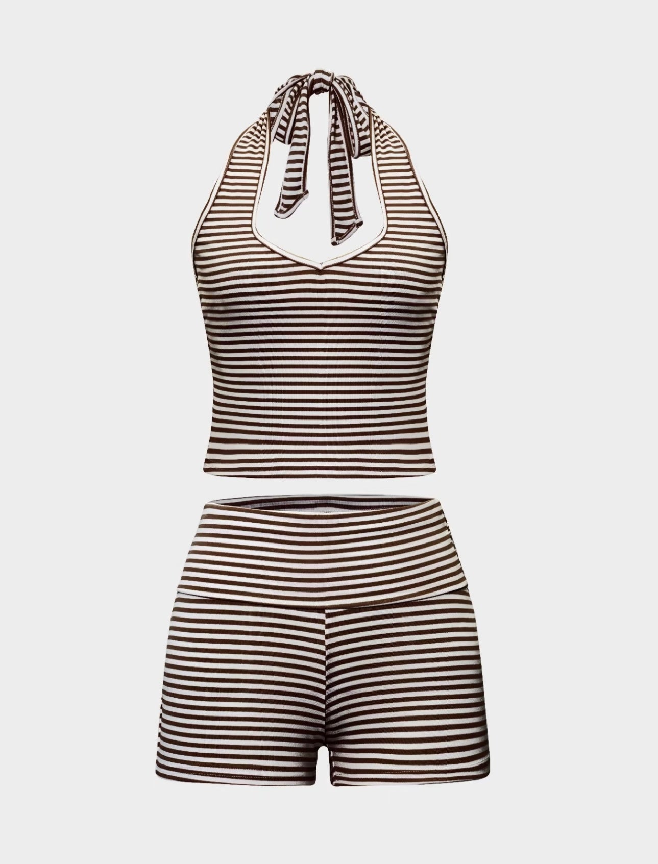 Tia Striped Two Piece