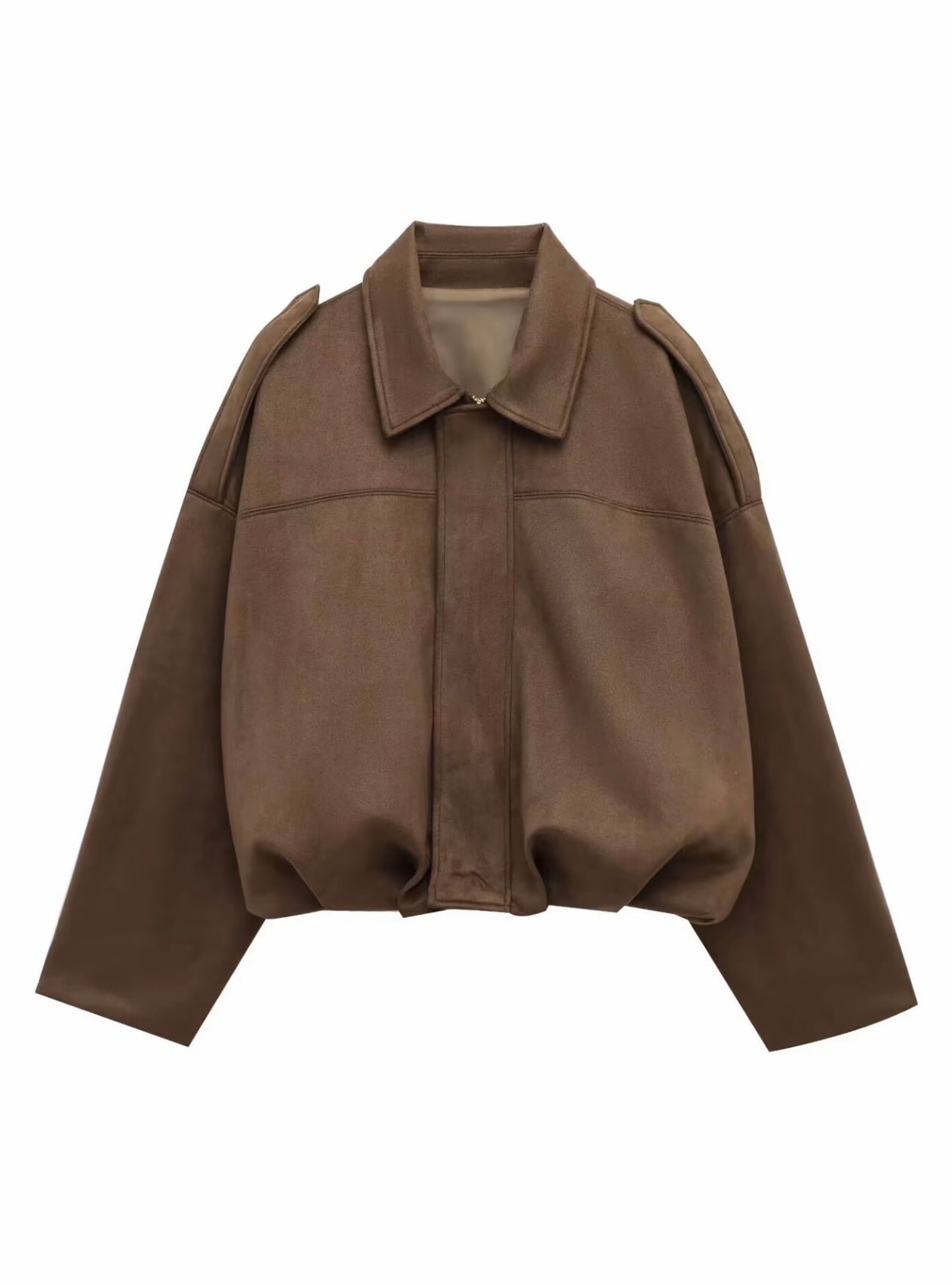Sophia Suede Aviator Jacket