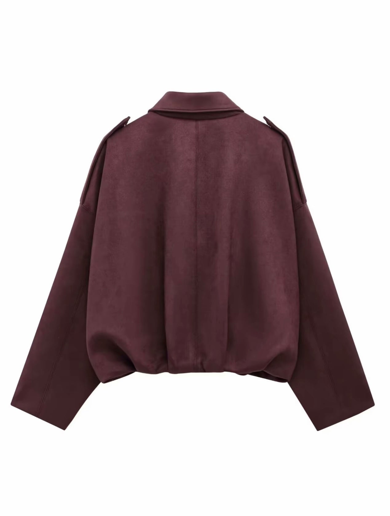 Sophia Suede Aviator Jacket