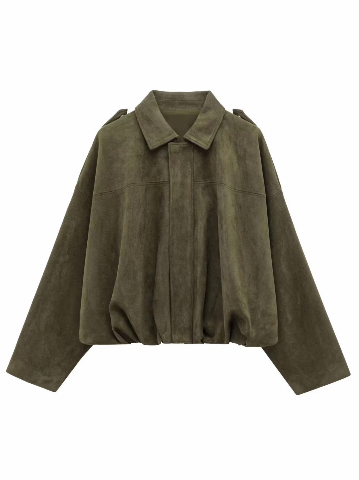 Sophia Suede Aviator Jacket