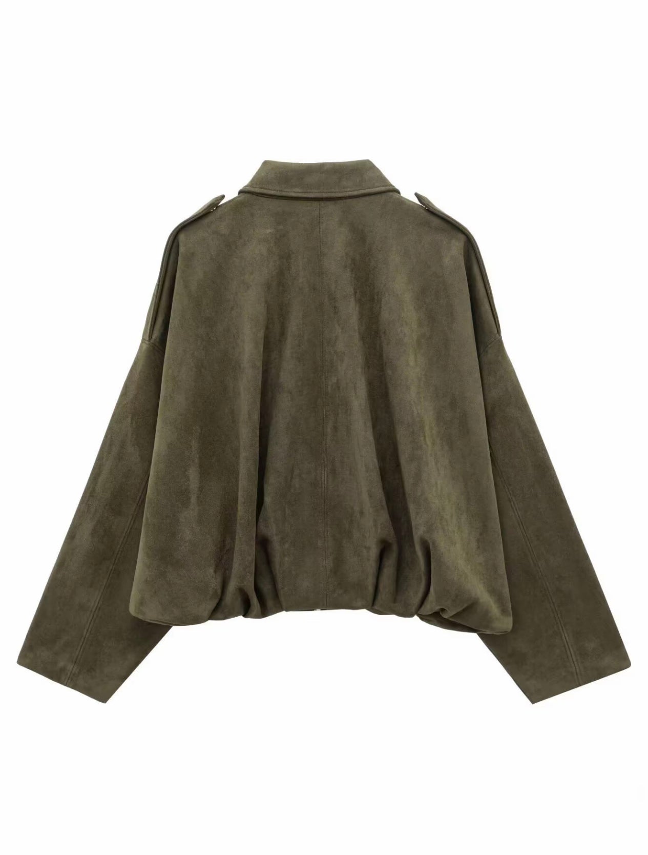 Sophia Suede Aviator Jacket