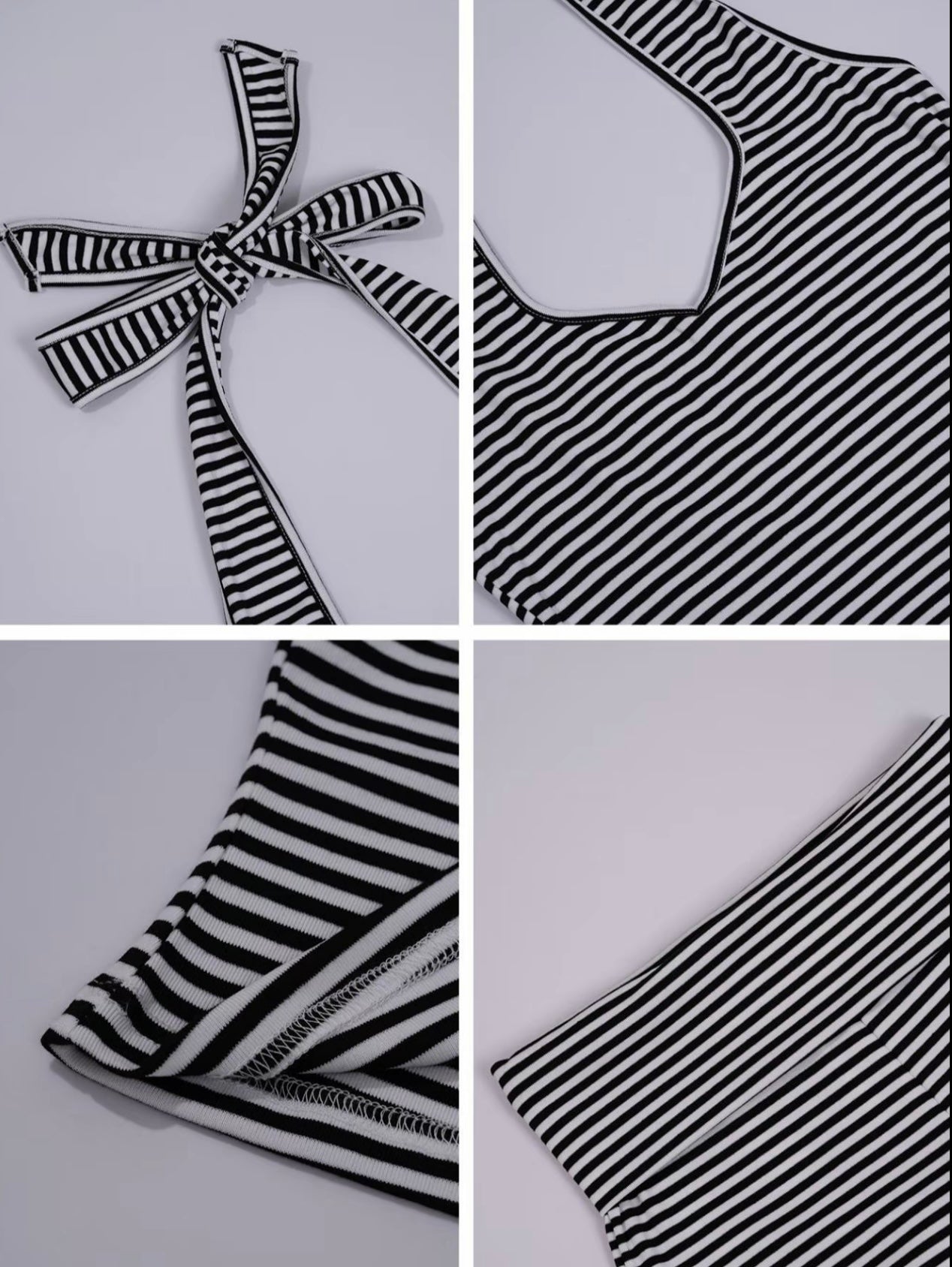 Tia Striped Two Piece