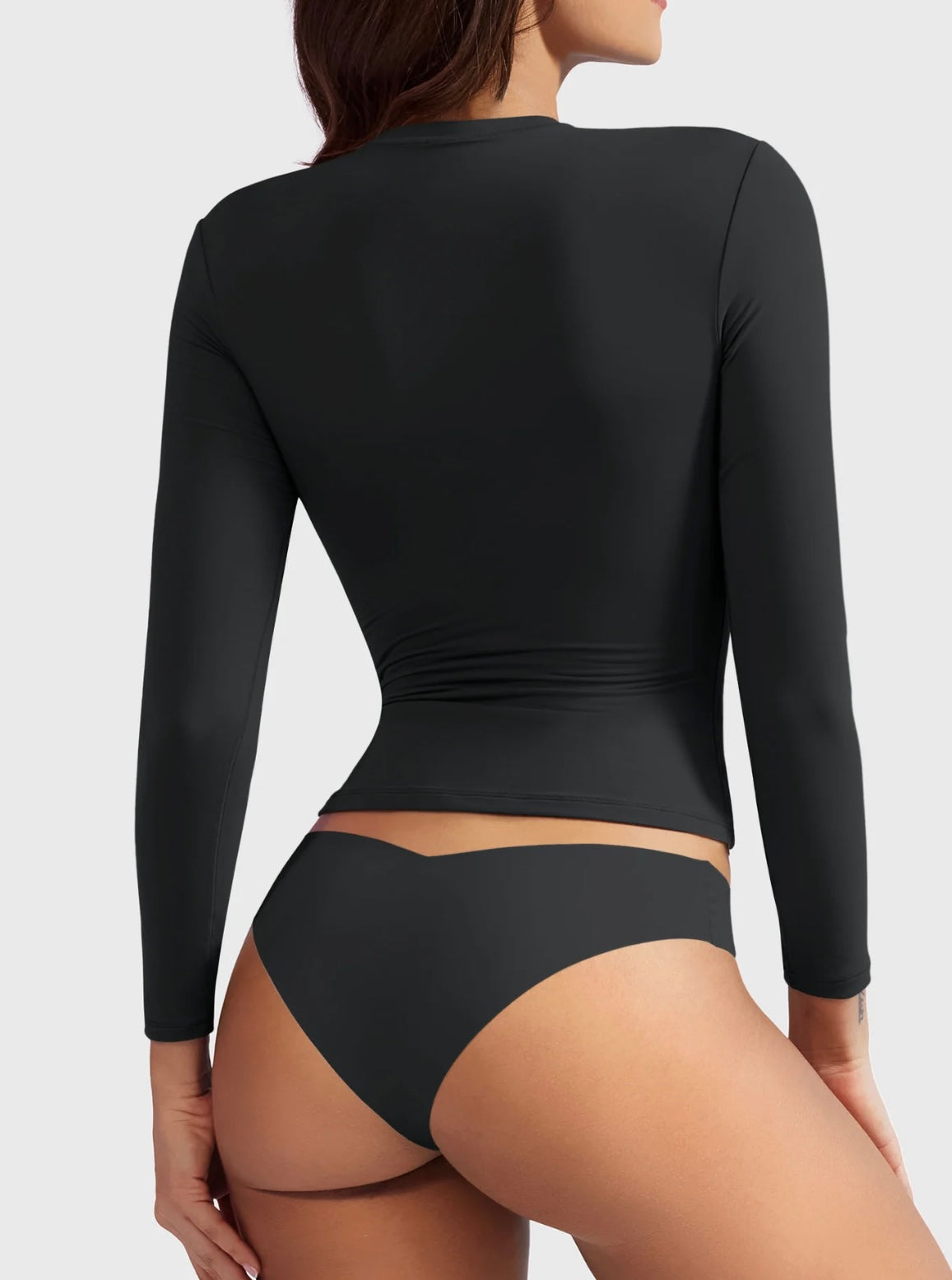 Eliza Long Sleeve Sculpting Basic Top