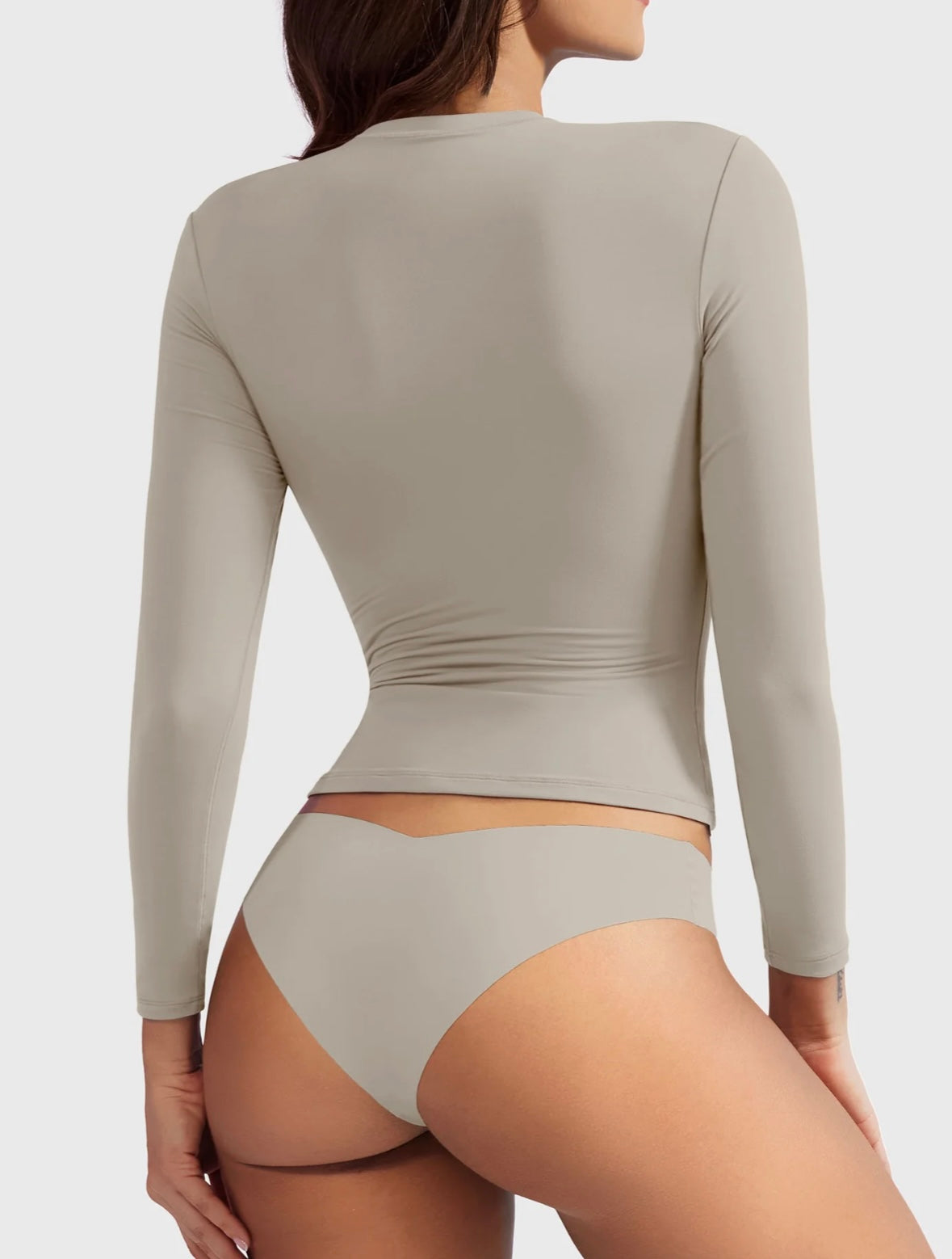 Eliza Long Sleeve Sculpting Basic Top